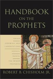 Cover of: Handbook on the Prophets by Robert B.Jr. Chisholm