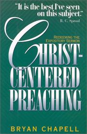 Christ-centered preaching by Bryan Chapell
