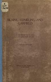 Cover of: Blaine, Conkling and Garfield by Johnson Brigham