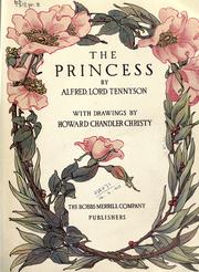 Cover of: The Princess ... by Alfred Lord Tennyson