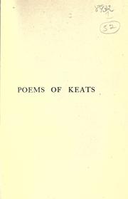 Cover of: Poems by John Keats