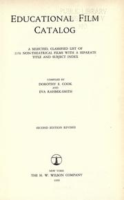 Cover of: Educational film catalog. by H.W. Wilson Company.