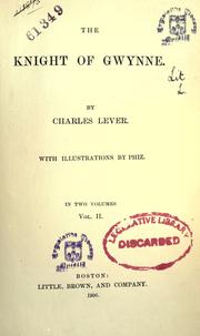 Cover of: The confessions of Harry Lorrequer by Charles James Lever