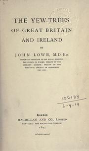 Cover of: The yew-trees of Great Britain and Ireland.