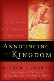 Announcing the Kingdom by Arthur F. Glasser