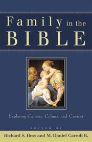 Cover of: Family in the Bible by 