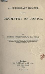 Cover of: An elementary treatise on the geometry of conics.