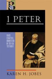 Cover of: 1 Peter (Baker Exegetical Commentary on the New Testament)
