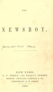 Cover of: The newsboy. by Elizabeth Oakes Prince Smith