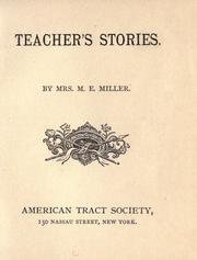 Cover of: Teacher's stories