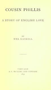 Cover of: Cousin Phillis by Elizabeth Cleghorn Gaskell