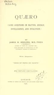 Front cover of Quaero by James H. Keeling