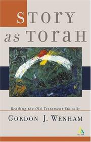 Cover of: Story as Torah by Gordon J. Wenham
