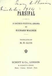 Cover of: Parsifal by Richard Wagner