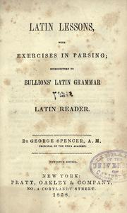 Latin lessons by George Spencer