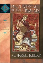 Cover of: Encountering the Book of Psalms by C. Hassell Bullock