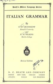 Italian grammar by C. H. Grandgent