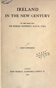 Cover of: Ireland in the new century.