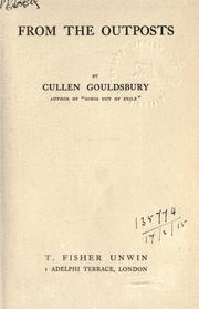 Cover of: From the outposts.