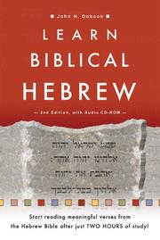 Cover of: Learn biblical Hebrew