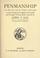 Cover of: Penmanship of the XVI, XVII & XVIIIth centuries