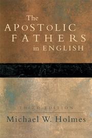 Cover of: Apostolic Fathers in English, The,
