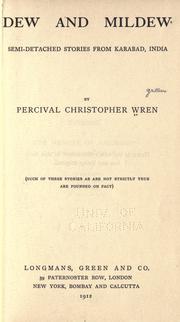 Cover of: Dew and mildew by Percival Christopher Wren
