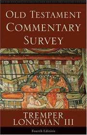 Cover of: Old Testament Commentary Survey