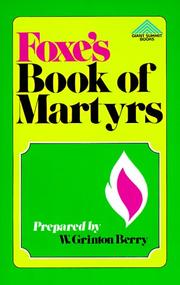 Cover of: Foxe's Book of Martyrs (Giant Summit Bks)