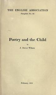 Cover of: Poetry and the child.
