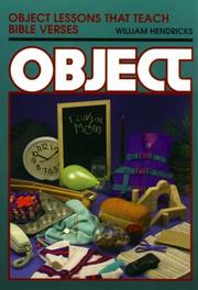 Cover of: Object lessons that teach Bible verses