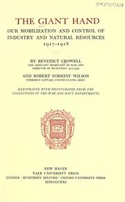 The giant hand by Crowell, Benedict