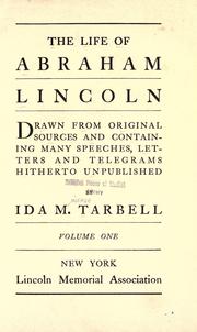 Cover of: The life of Abraham Lincoln by Ida Minerva Tarbell