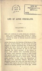 Cover of: Life of Agnes Strickland