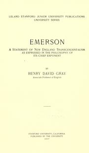 Emerson by Henry David Gray