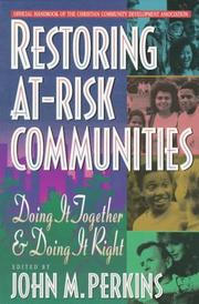 Cover of: Restoring at-risk communities | 