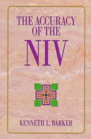 Cover of: The accuracy of the NIV by Kenneth L. Barker