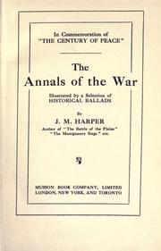 Cover of: The annals of the war by Harper, J. M.