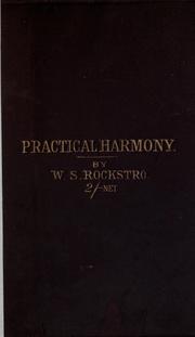 Cover of: Practical harmony