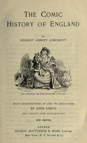 Cover of: The comic history of England
