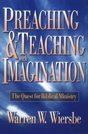 Cover of: Preaching and Teaching with Imagination: The Quest for Biblical Ministry