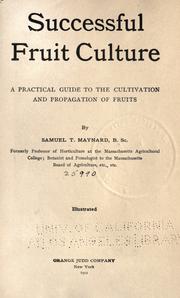 Cover of: Successful fruit culture by Samuel T. Maynard