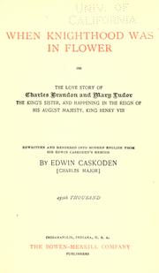 Cover of When knighthood was in flower