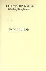 Cover of: Solitude by Norman Gale