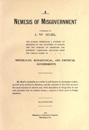 A nemesis of misgovernment by James W. Buel