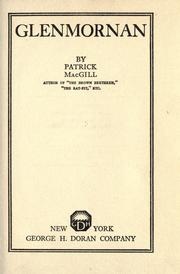 Cover of: Glenmornan by Patrick MacGill, Patrick MacGill