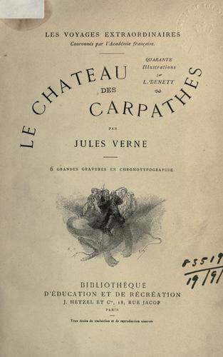 Le chateau des Carpathes. by Jules Verne