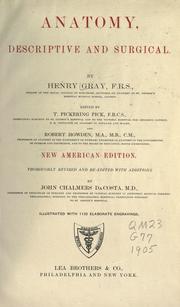 Cover of: Anatomy, descriptive and surgical. by Henry Gray F.R.S.