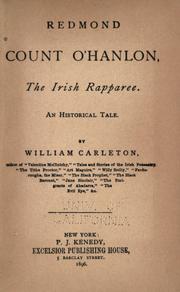 Cover of: Redmond Count O'Hanlon: the Irish rapparee, an historical tale