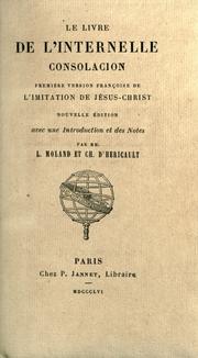 Cover of: Le livre de l'internelle consolacion